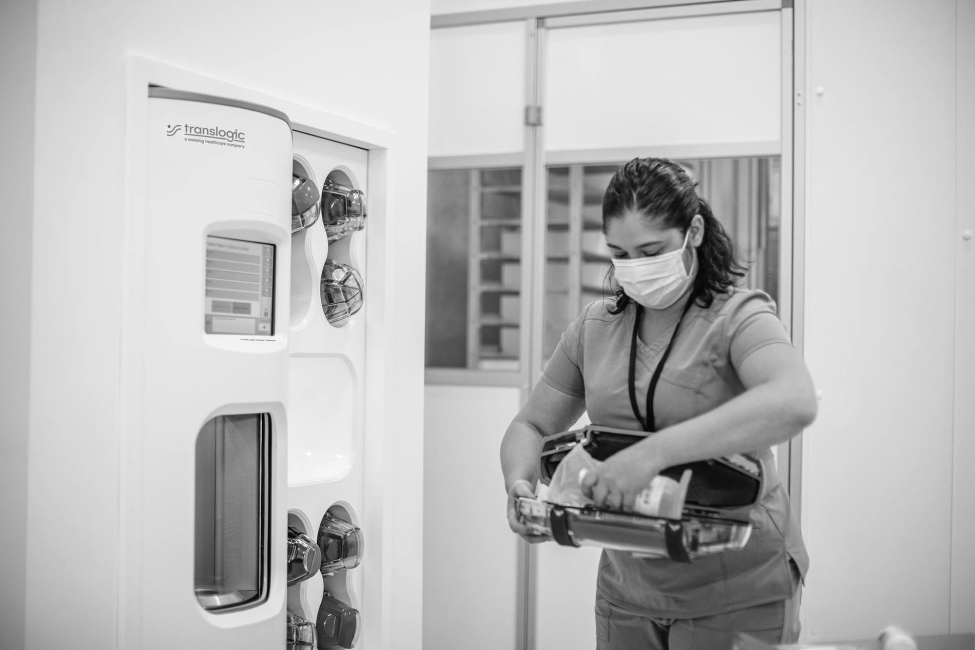 staff filling tube system carrier