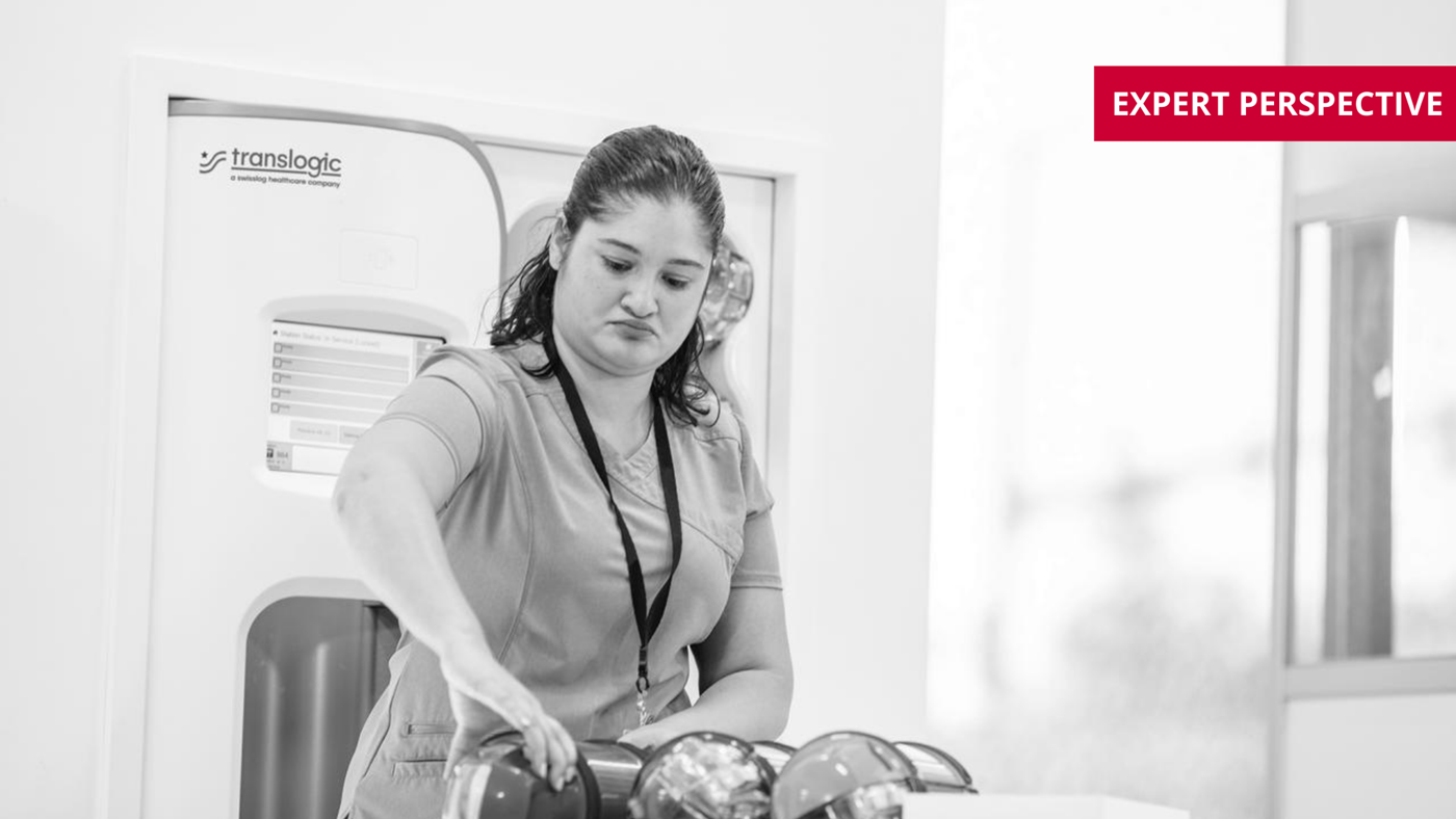 hospital staff loading carrier