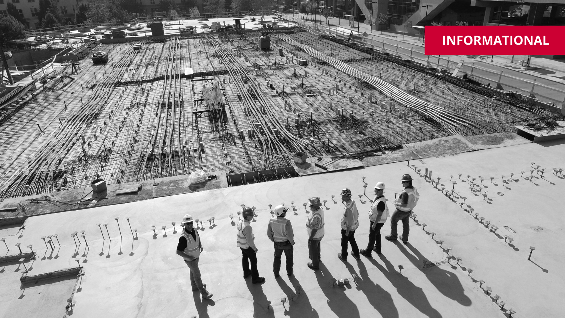 construction workers on site