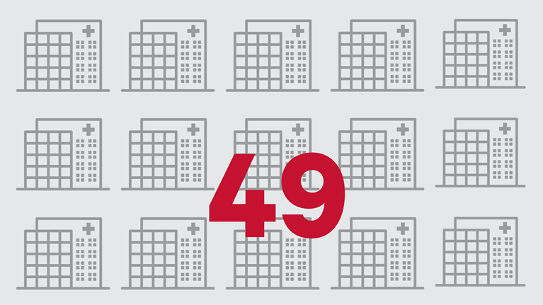 graphic depicting the number 49