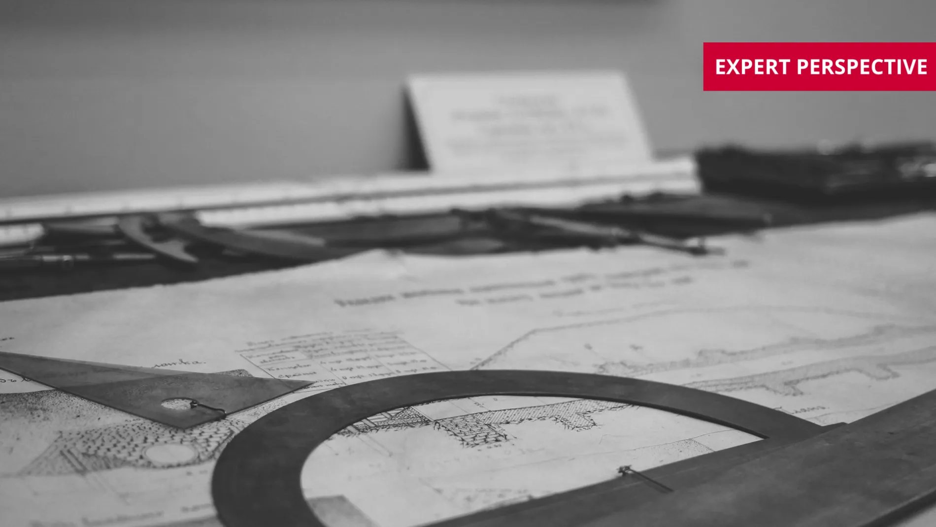 Building design on table