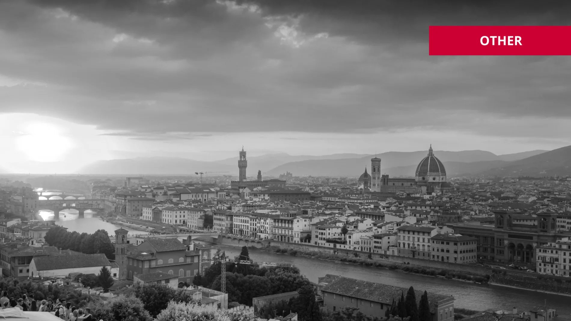 photo of Tuscany at sunset