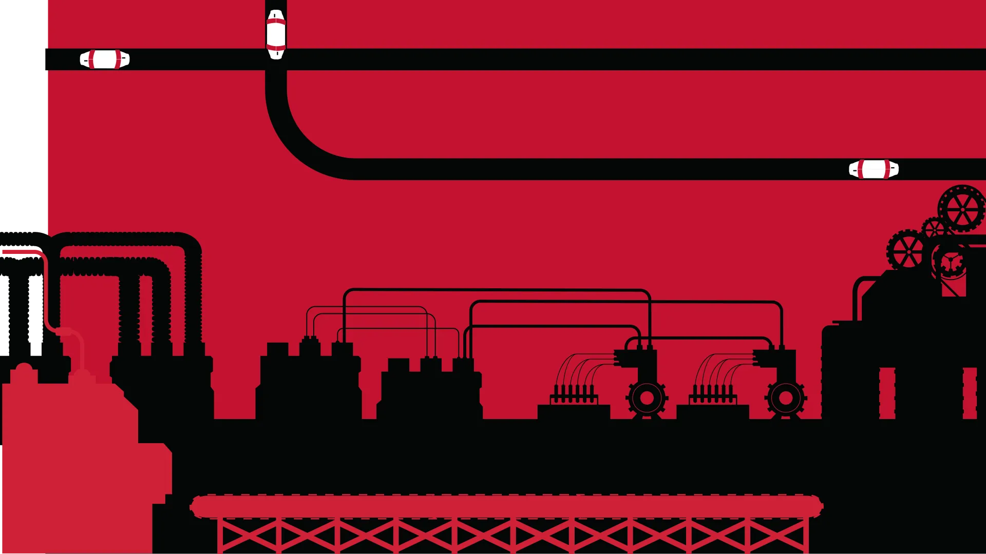 Tube system in manufacturing