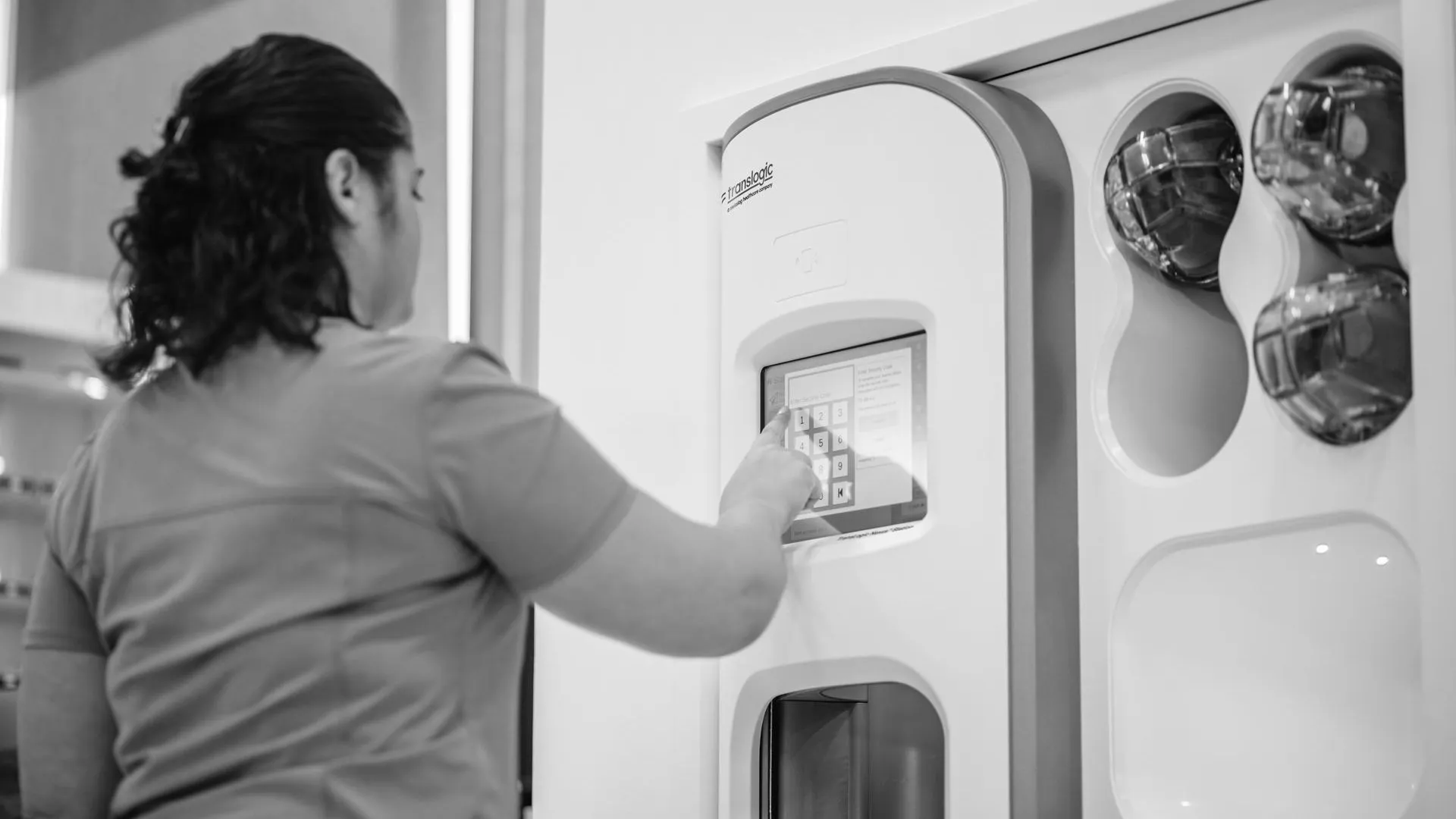 staff using translogic station