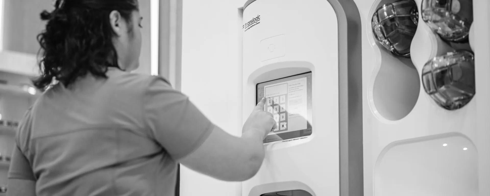 staff using translogic station